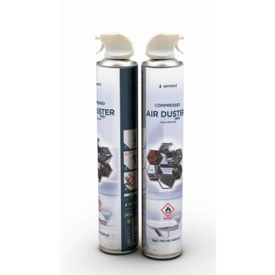 GemBird compressed air duster (flammable), 750 ml