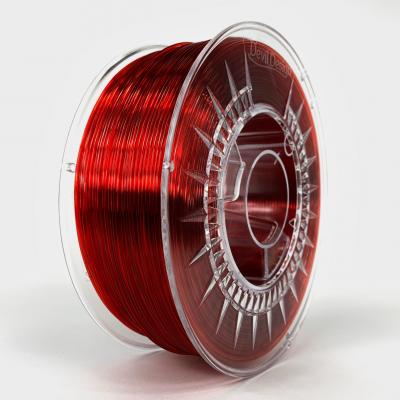 Devil Design PMMA filament 1.75 мм, 1 кг (2.0 lbs) - ruby red transparent