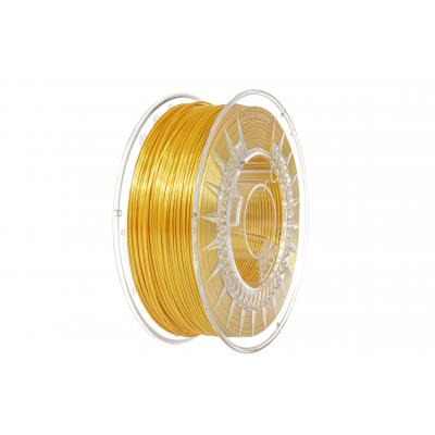 Devil Design SILK filament 1.75 mm, 1 kg (2.0 lbs) - light gold