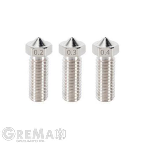 Spare parts Stainless Steel Nozzle for 3D printer Volcano M6, 0.4 - 1.2 mm, 1.75 mm