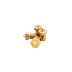 Nozzle E3D V5 - V6, M6 0.1 mm - 1.0 mm , 1.75 - brass