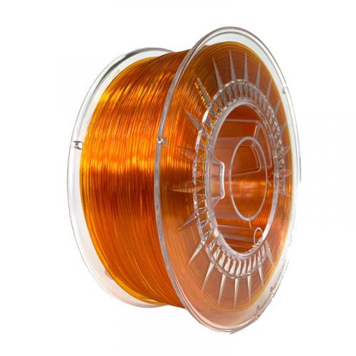 PET - G Devil Design PET-G filament 1.75 mm, 1 kg (2.0 lbs) - bright orange  transparent