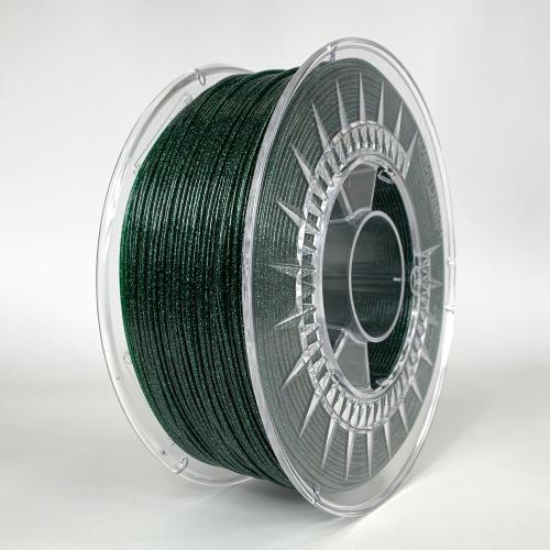 PET - G Devil Design PET-G filament 1.75 mm, 1 kg (2.0 lbs) - galaxy green