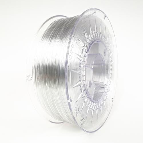 PET - G Devil Design PET-G filament 1.75 mm, 1 kg (2.2 lbs) - transparent